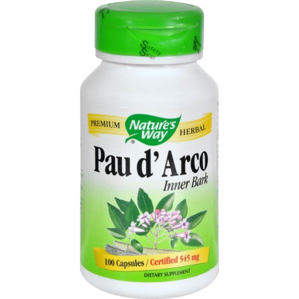 Nature s Way Pau D arco Inner Bark - 100 Capsules Online Sale