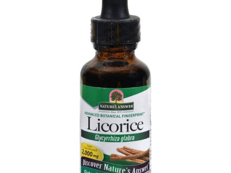 Nature s Answer Licorice Root - 1 Fl Oz Hot on Sale