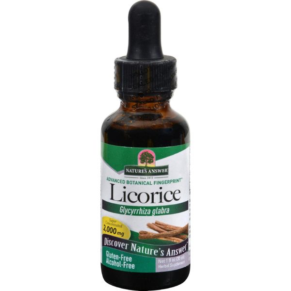 Nature s Answer Licorice Root - 1 Fl Oz Hot on Sale