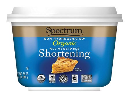 Spectrum Naturals Organic Shortening - Case Of 12 - 24 Oz. Cheap