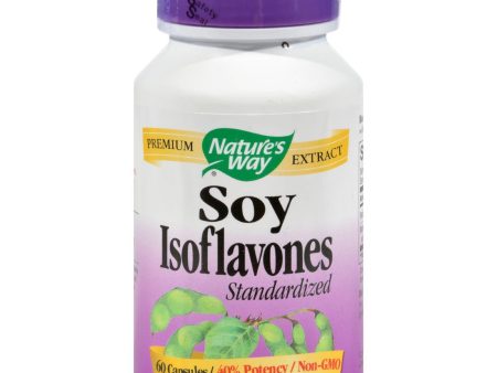 Nature s Way Soy Isoflavones Standardized - 60 Capsules Online Hot Sale