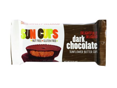 Suncup Sunflower Butter Cups - Dark Chocolate - 1.5 Oz - Case Of 12 Supply