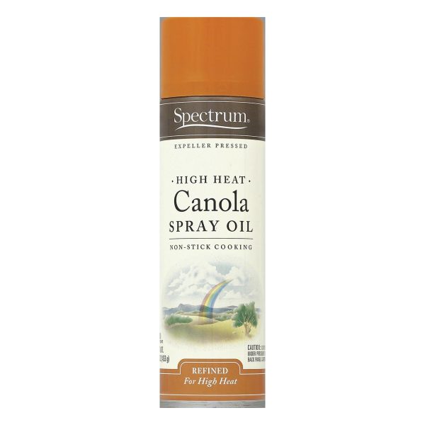 Spectrum Naturals High Heat Canola Spray Oil - Case Of 6 - 16 Fl Oz. on Sale