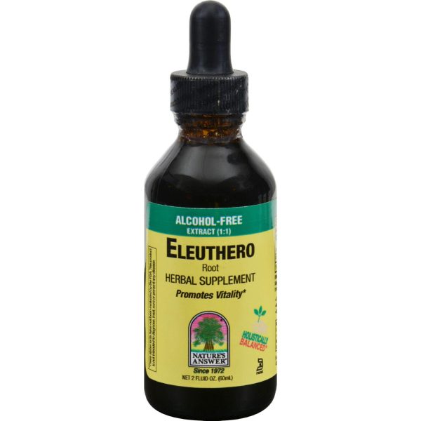 Nature s Answer Eleuthero Root Alcohol Free - 2 Fl Oz Sale