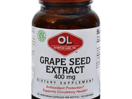 Olympian Labs Grape Seed Naturopathic - 400 Mg - 100 Capsules Discount