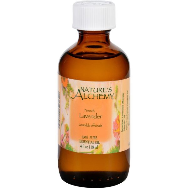 Nature s Alchemy Essential Oil - 100 Percent Pure - Lavender - 4 Fl Oz Hot on Sale