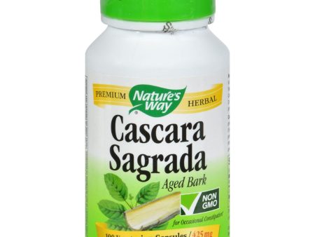 Nature s Way Cascara Sagrada Aged Bark - 100 Vcaps Fashion