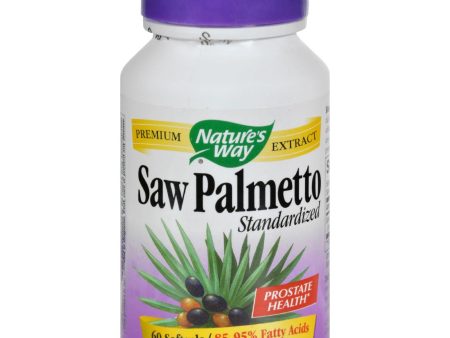 Nature s Way Saw Palmetto Standardized - 60 Softgels Cheap