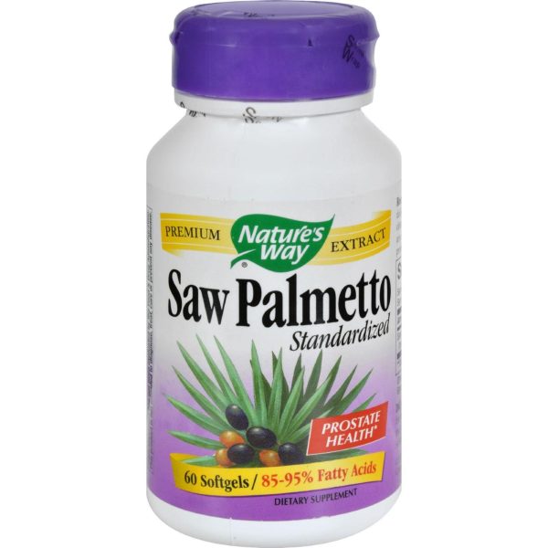 Nature s Way Saw Palmetto Standardized - 60 Softgels Cheap