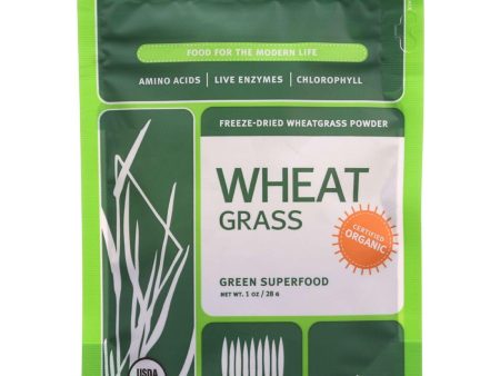 Navitas Naturals Wheat Grass Powder - Organic - 1 Oz - Case Of 6 Online now