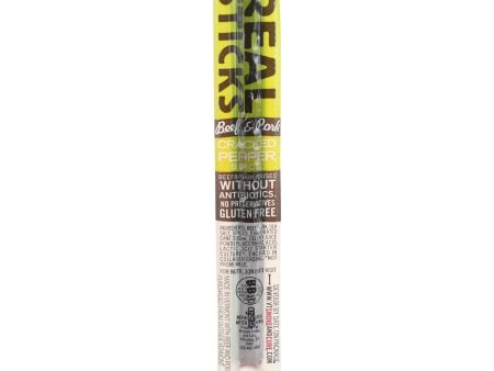 Vermont Smoke And Cure Realsticks - Cracked Pepper - 1 Oz - Case Of 24 Discount