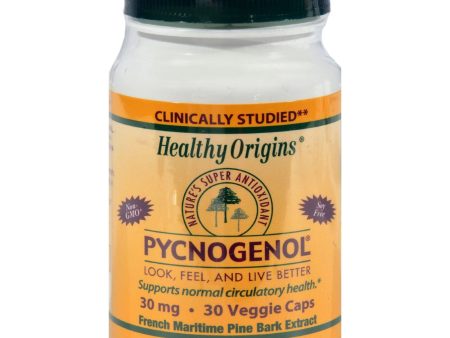 Healthy Origins Pycnogenol - 30 Mg - 30 Vegetarian Capsules Sale