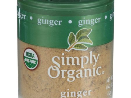 Simply Organic Ginger Root - Organic - Ground - .42 Oz - Case Of 6 Discount