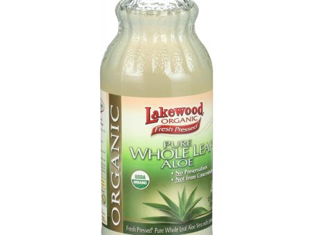 Lakewood Organic Aloe Juice - Whole Leaf - Fresh Pressed - With Lemon - 12.5 Oz Fashion