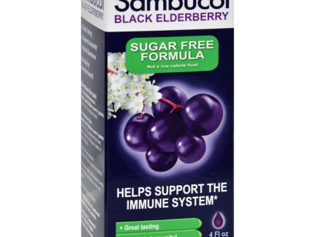 Sambucol Black Elderberry Syrup - Sugar Free - 4 Oz Discount