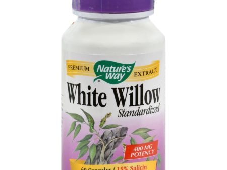 Nature s Way White Willow Bark - 300 Mg - 60 Capsules on Sale