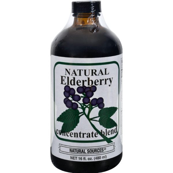 Natural Sources Elderberry Concentrate - 16 Fl Oz Online