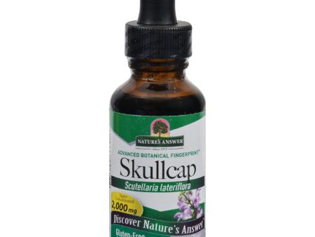 Nature s Answer Skullcap Herb Alcohol Free - 1 Fl Oz Fashion