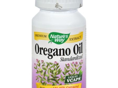 Nature s Way Oregano Oil Standardized - 60 Vegetarian Capsules Sale