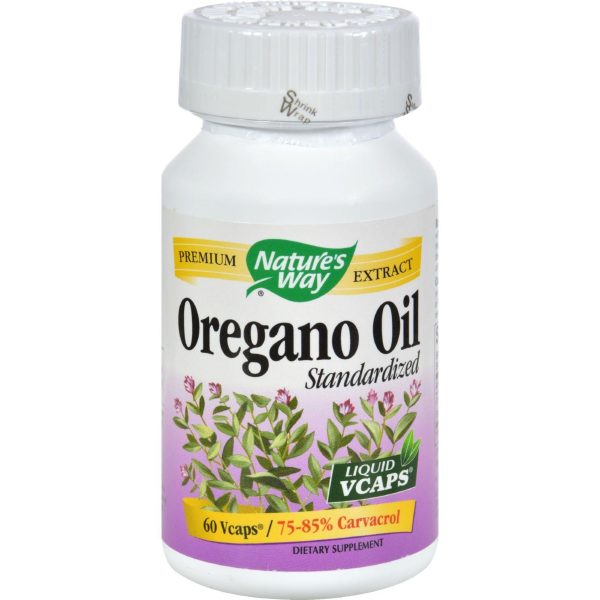 Nature s Way Oregano Oil Standardized - 60 Vegetarian Capsules Sale