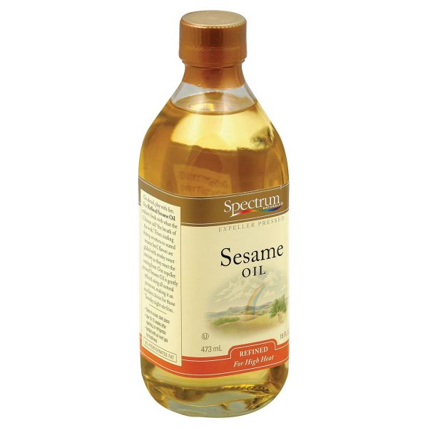 Spectrum Naturals Refined Sesame Oil - Case Of 12 - 16 Fl Oz. For Discount