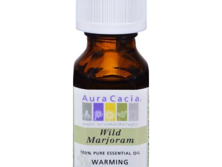 Aura Cacia Pure Essential Oil Wild Marjoram - 0.5 Fl Oz Sale