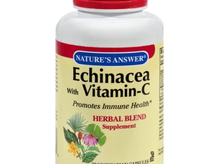 Nature s Answer Echinacea With Ester C - 90 Vcaps Hot on Sale