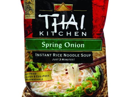 Thai Kitchen Instant Rice Noodle Soup - Spring Onione - Mild - 1.6 Oz - Case Of 6 For Discount