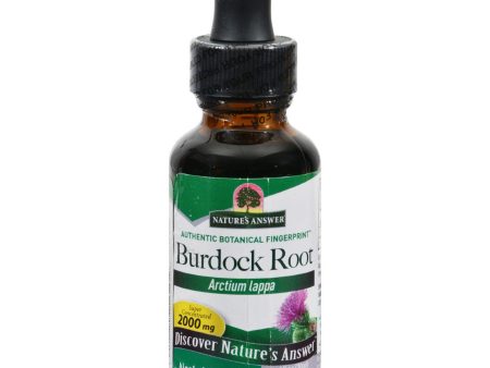 Nature s Answer Burdock Root Alcohol Free - 1 Fl Oz Online