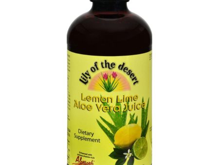 Lily Of The Desert Aloe Vera Juice Lemon Lime - 32 Fl Oz Hot on Sale