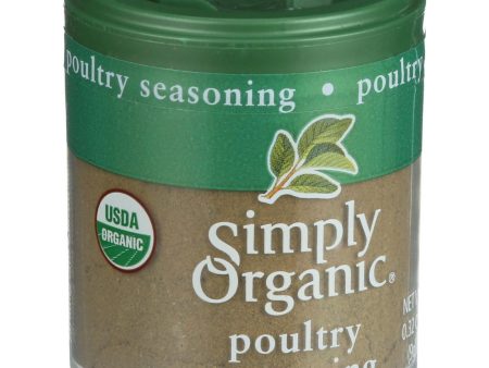 Simply Organic Poultry Seasoning - Organic - .32 Oz - Case Of 6 on Sale