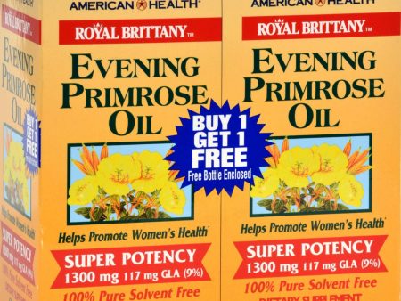 American Health Evening Primrose Oil - 1300 Mg - 60+60 Softgels Sale