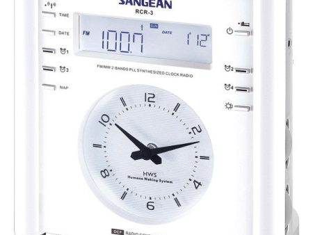 SANGEAN RCR-3 Digital AM-FM Atomic Clock Radio Hot on Sale