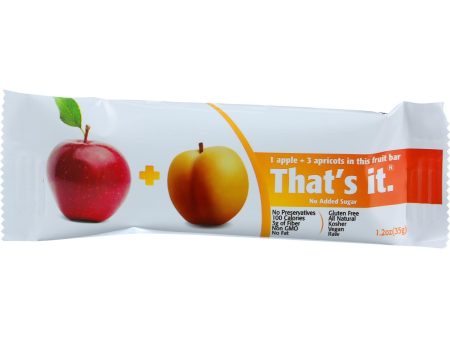 That s It Fruit Bar - Apple And Apricot - Case Of 12 - 1.2 Oz For Discount