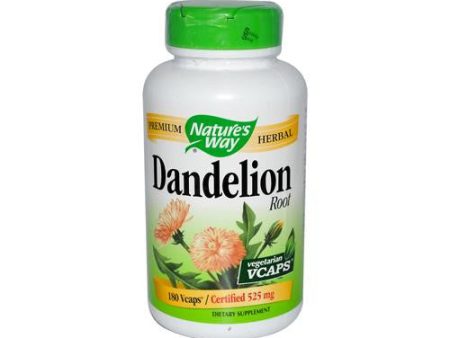 Nature s Way Dandelion Root - 180 Vegetarian Capsules Online Sale