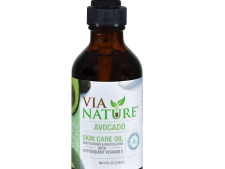 Via Nature Carrier Skin Care Oil - Avocado - 4 Fl Oz Hot on Sale