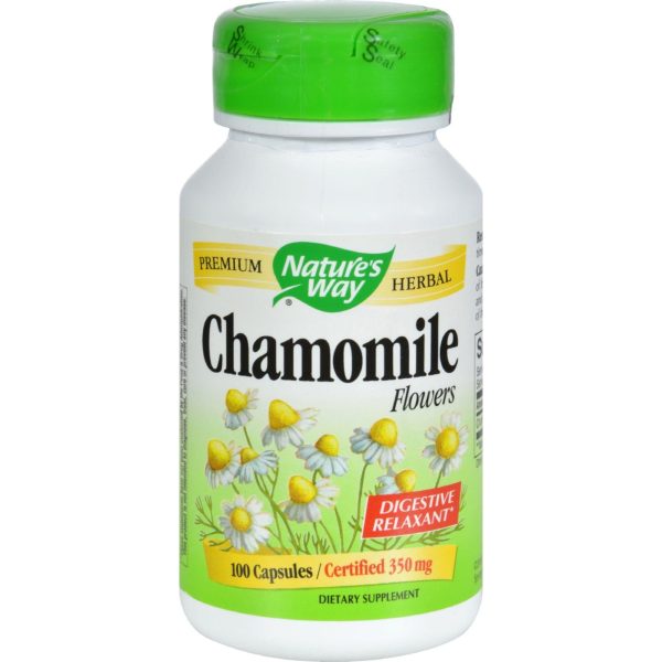 Nature s Way Chamomile Flowers - 100 Capsules Fashion