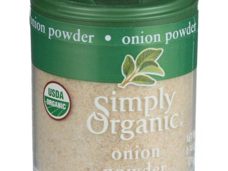 Simply Organic Onion - Organic - Powder - White - .74 Oz - Case Of 6 Fashion