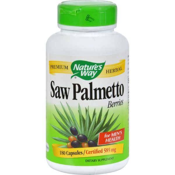 Nature s Way Saw Palmetto Berries - 180 Capsules Supply