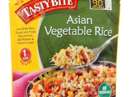 Tasty Bite Rice - Asian Vegetable - 8.8 Oz - Case Of 6 Online Hot Sale