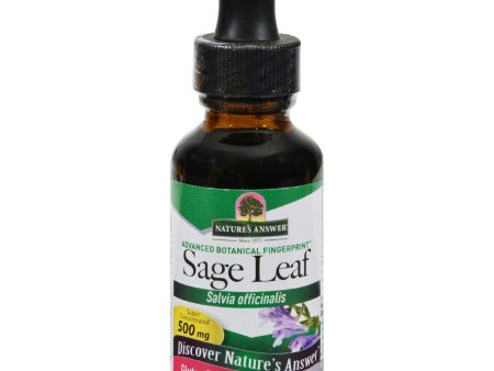 Nature s Answer Sage - 1 Oz Sale