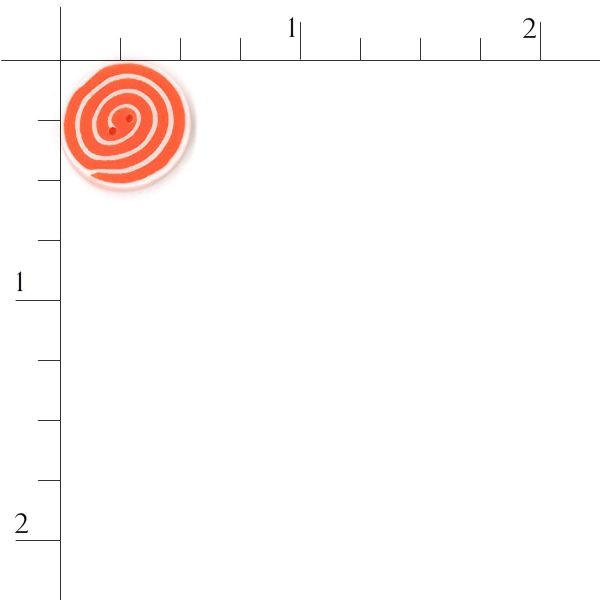 small orange & white swirl Cheap