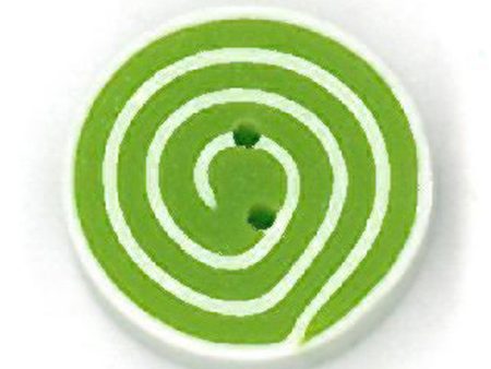 tiny lime & white swirl Online Hot Sale