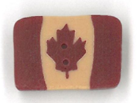 tiny folk art Canadian flag For Discount