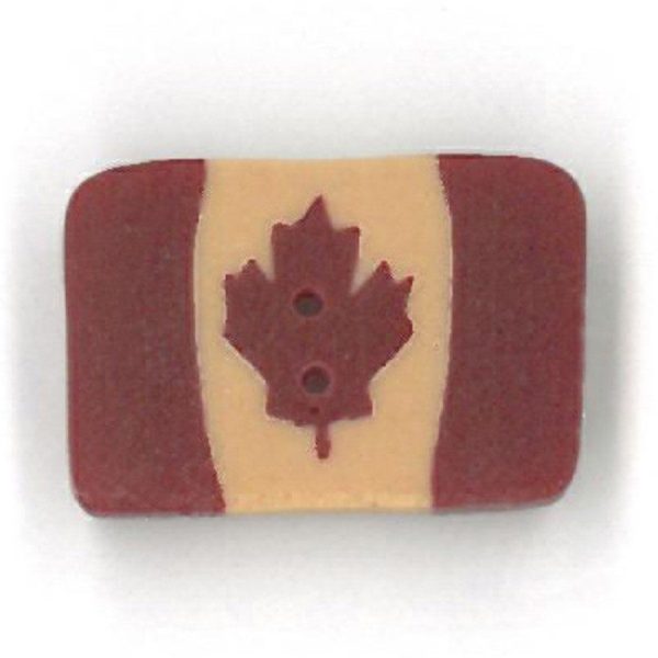 tiny folk art Canadian flag For Discount