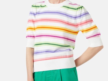 Stripey Crayon Knit Top Online