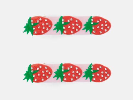 Strawberry Hair Clip X2 Online Sale