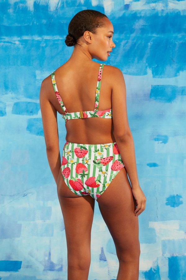 Strawberry Patch Bikini Top Hot on Sale