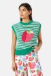 Strawberry Patch Knit Vest For Cheap